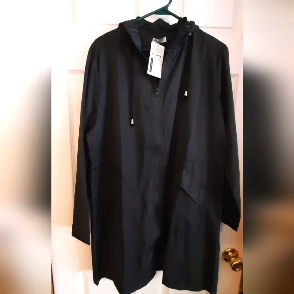 Guanyy Hooded Rain Jacket L